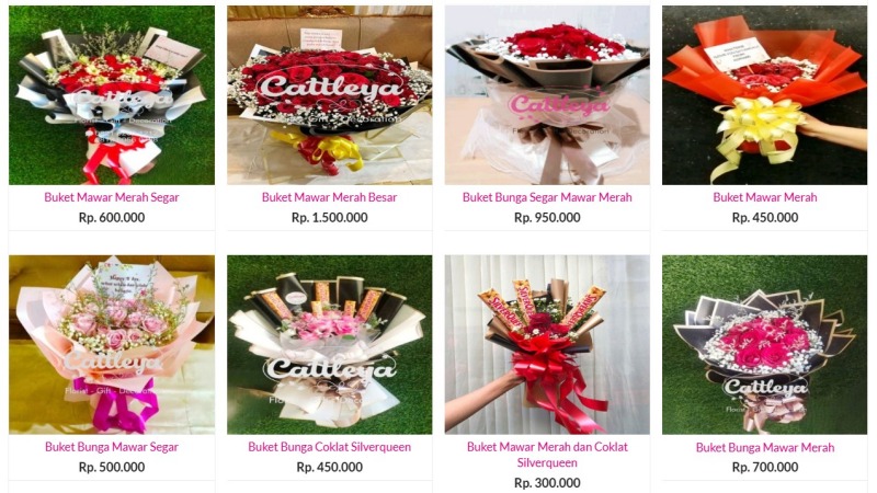 Rangkaian Bunga Segar & Buket